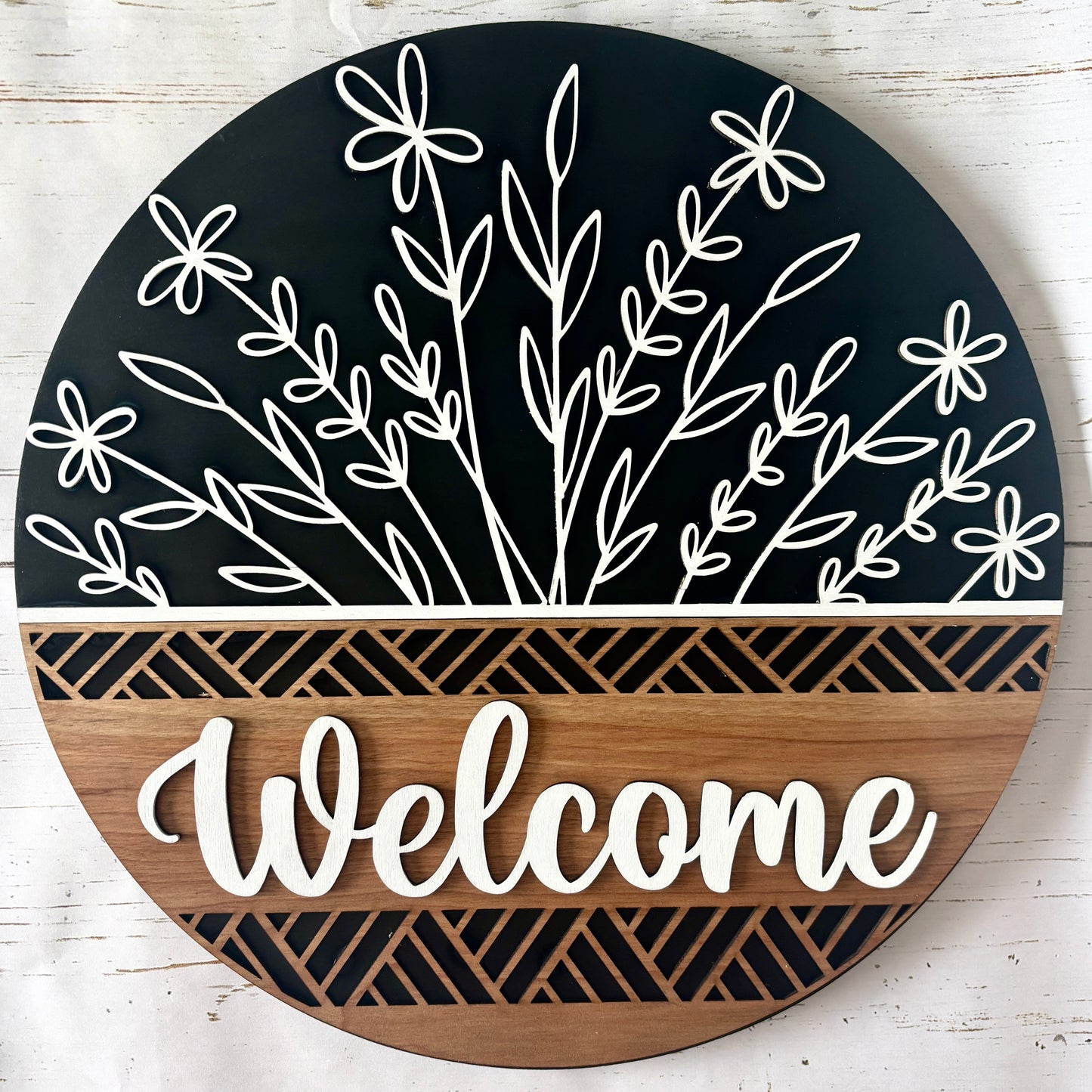 14” Welcome Door hanger