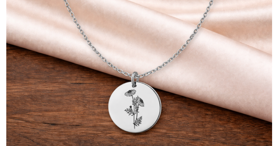 Birth Flower Necklace