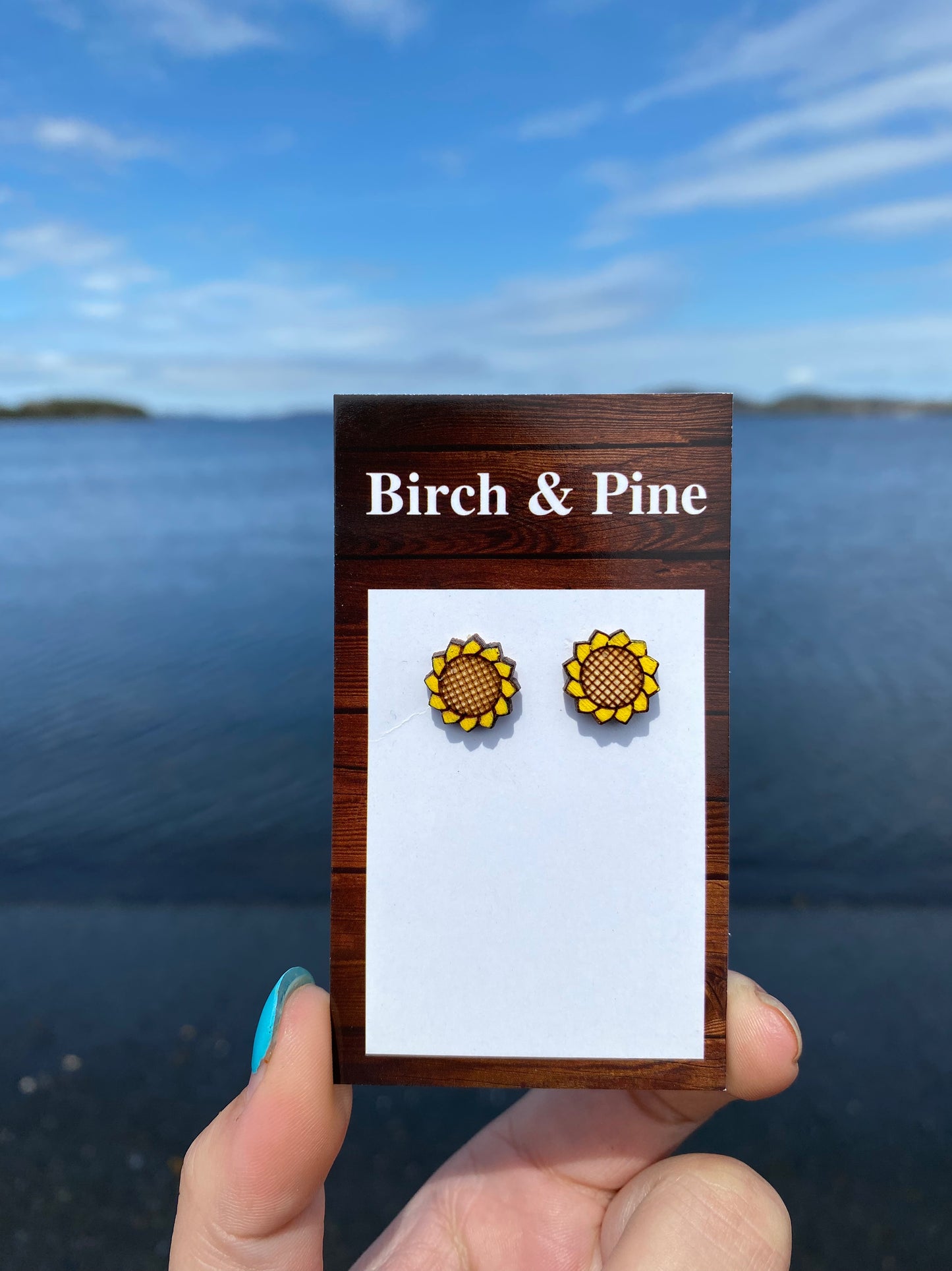 Sunflower Stud Earrings