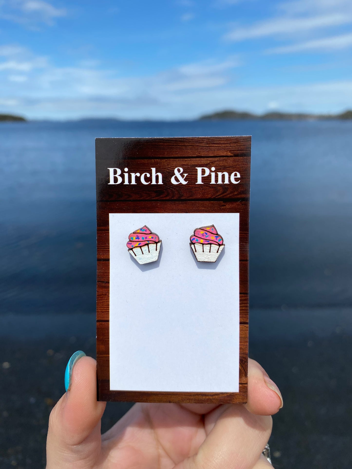 Cupcake Stud Earrings