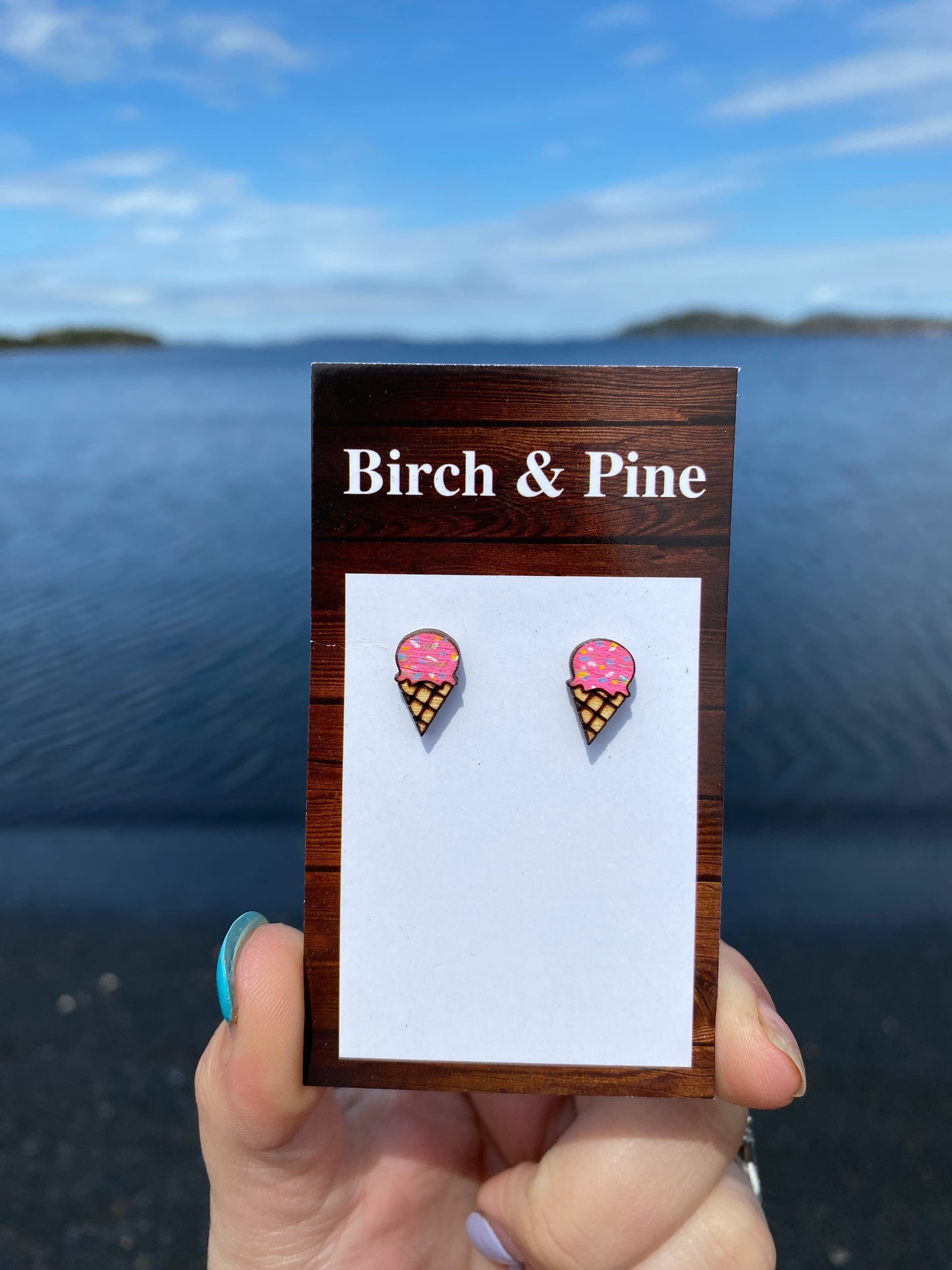 Ice Cream Stud Earrings