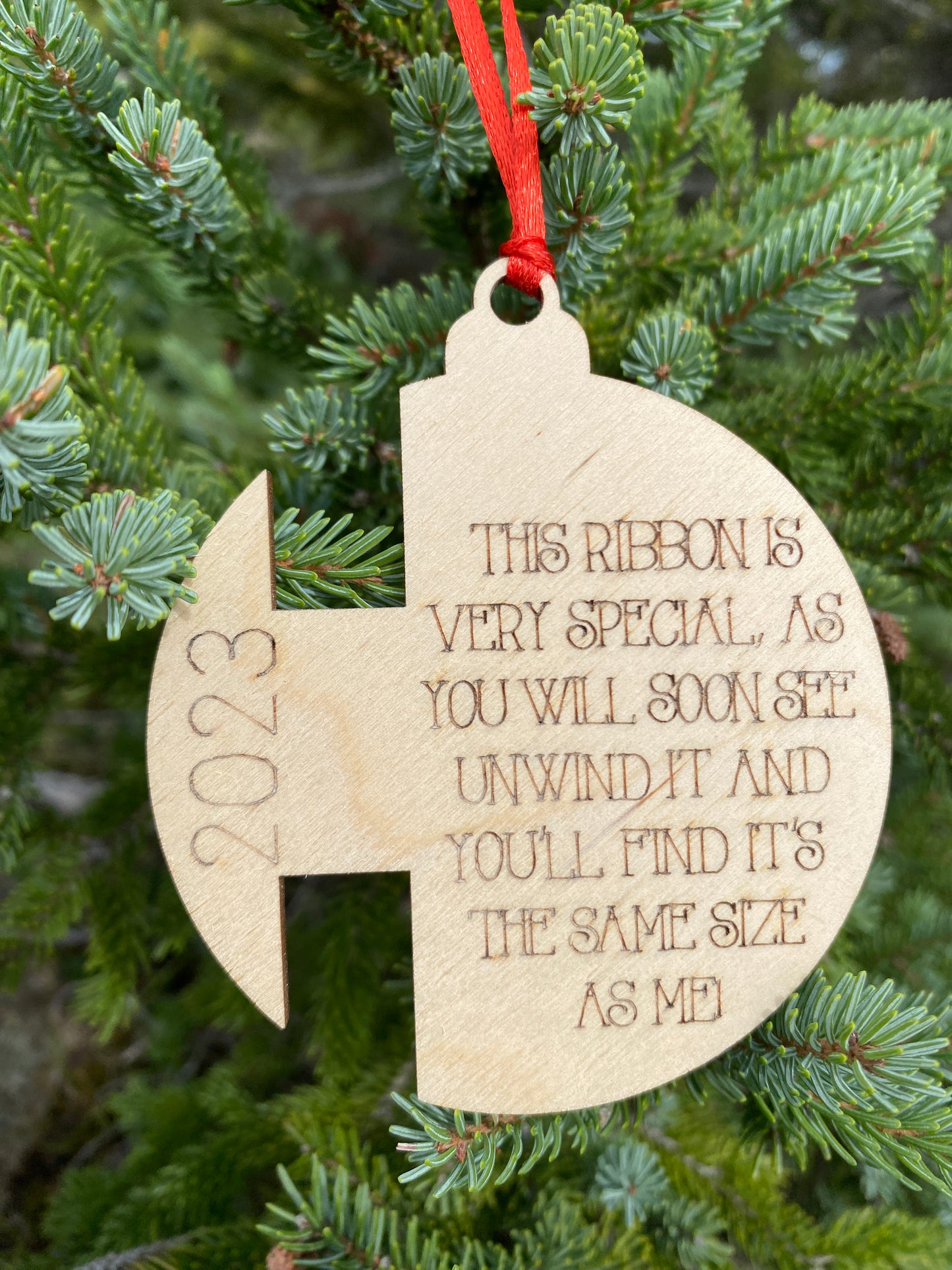 Height Ribbon Ornament