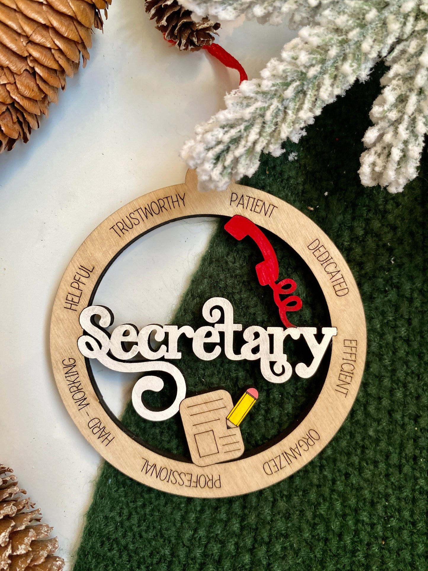 Secretary Ornament