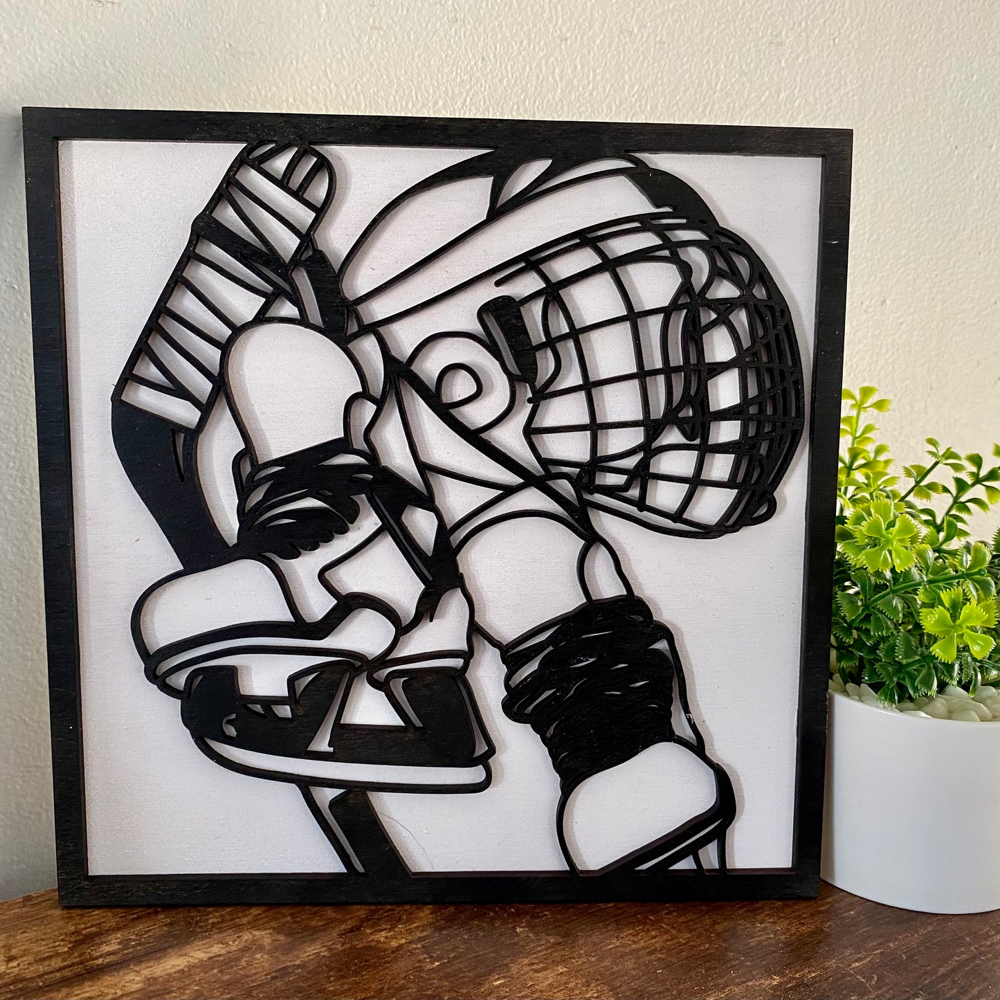 Multilayer Hockey Sign