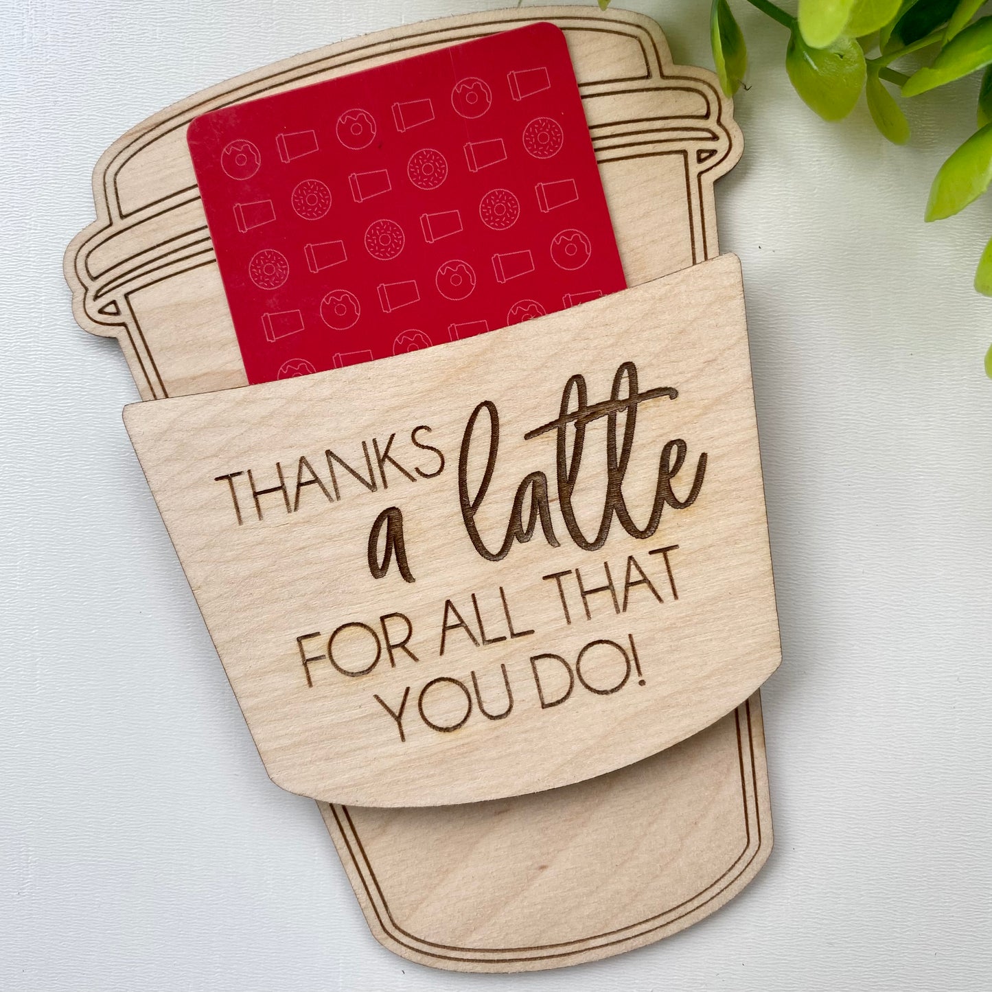 Teacher Gift Card Holder