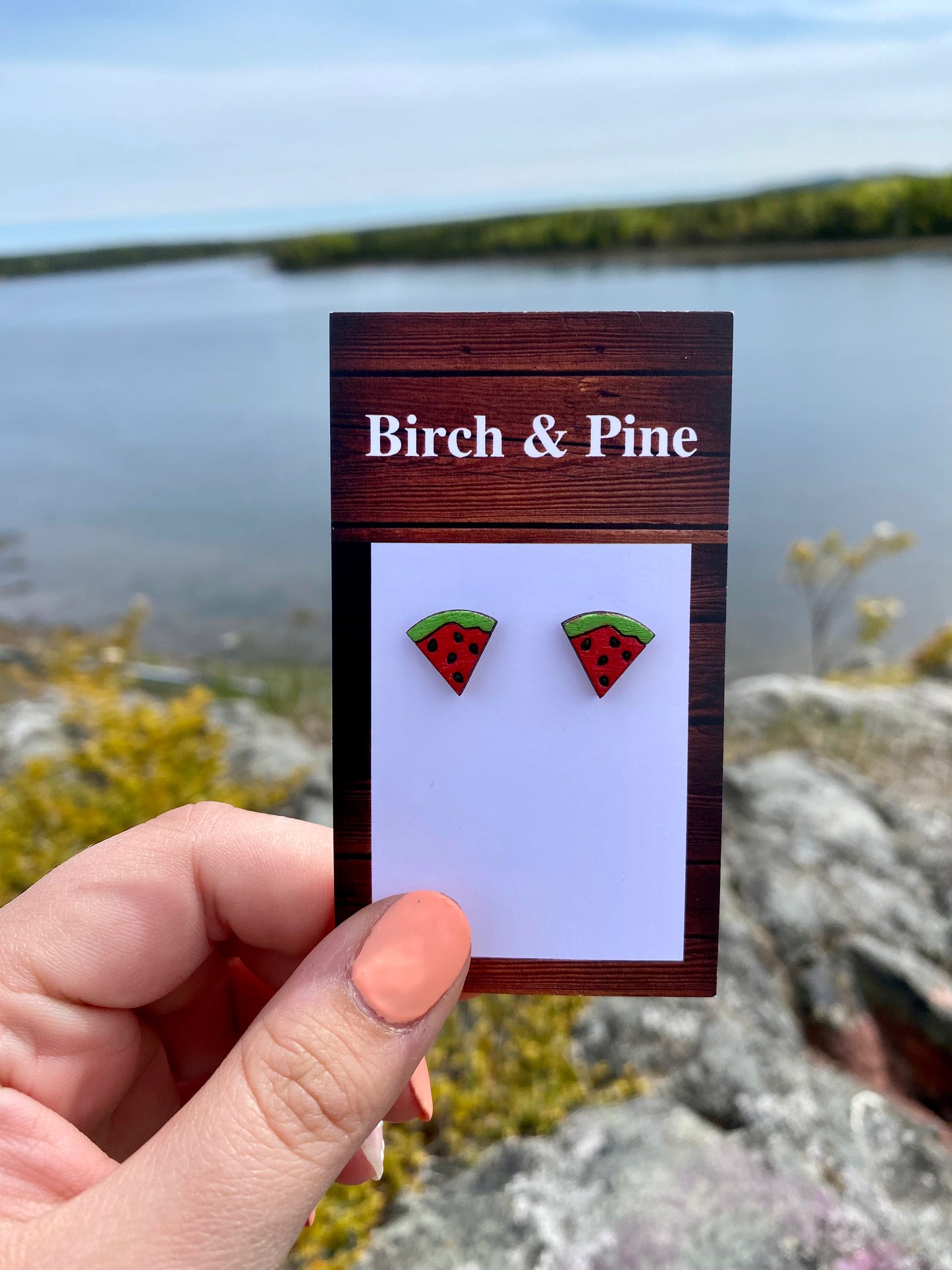 Watermelon Stud Earrings