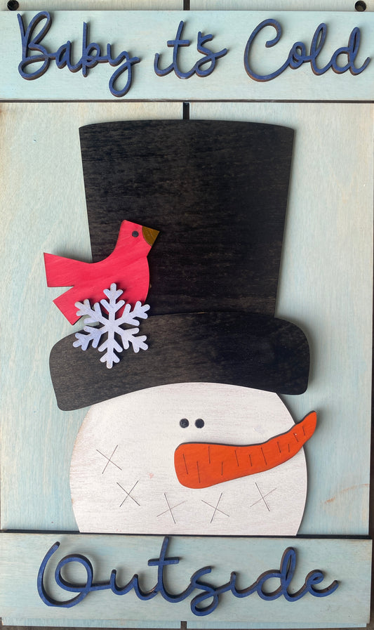 Baby its Cold Outside Snowman DIY Kit