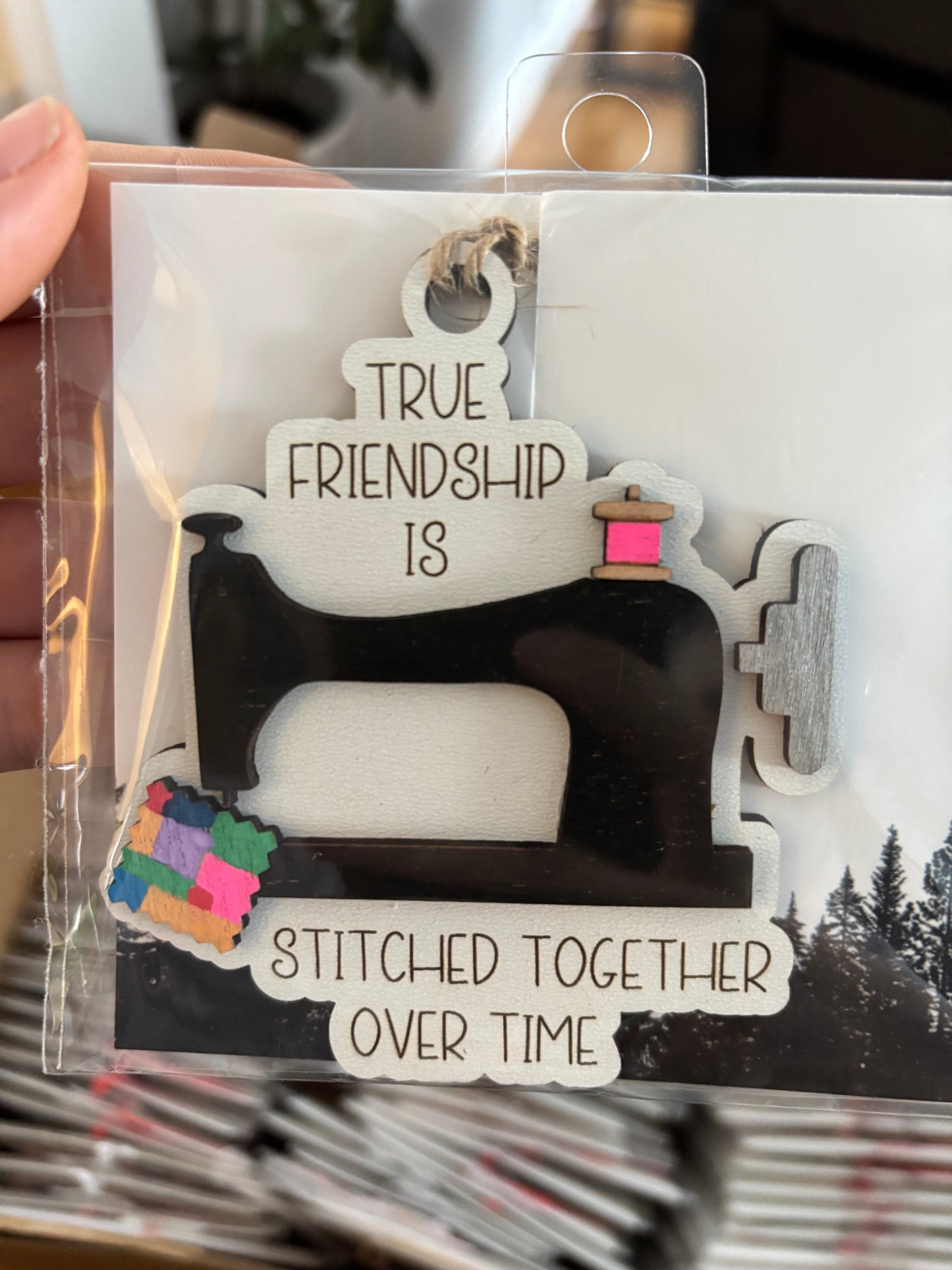 Sewing Friendship Ornament