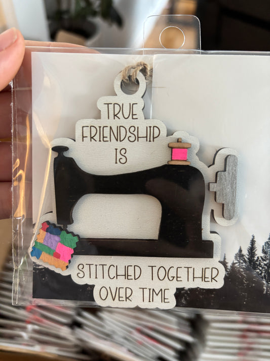 Sewing Friendship Ornament