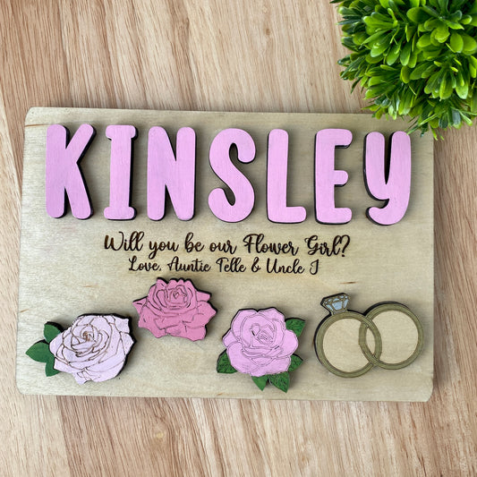 Flower Girl Custom Puzzle
