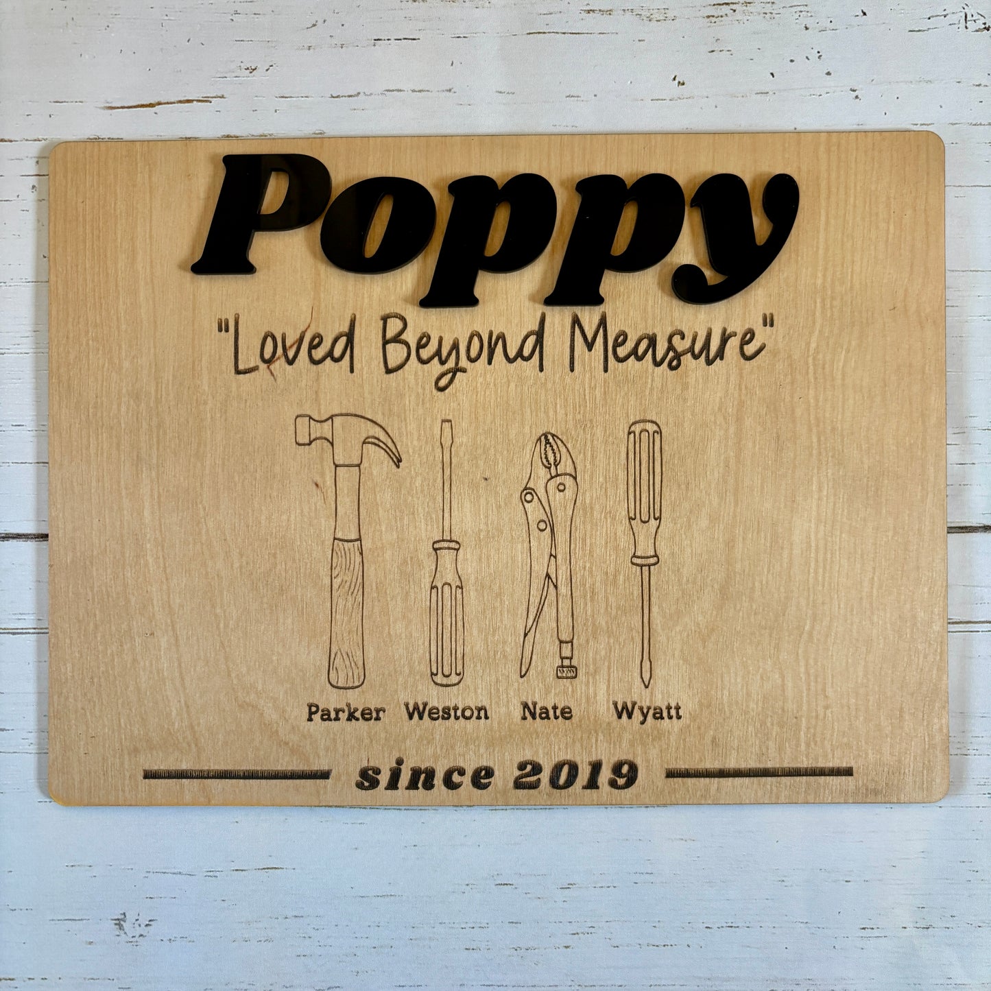 Personalized Father’s day Sign