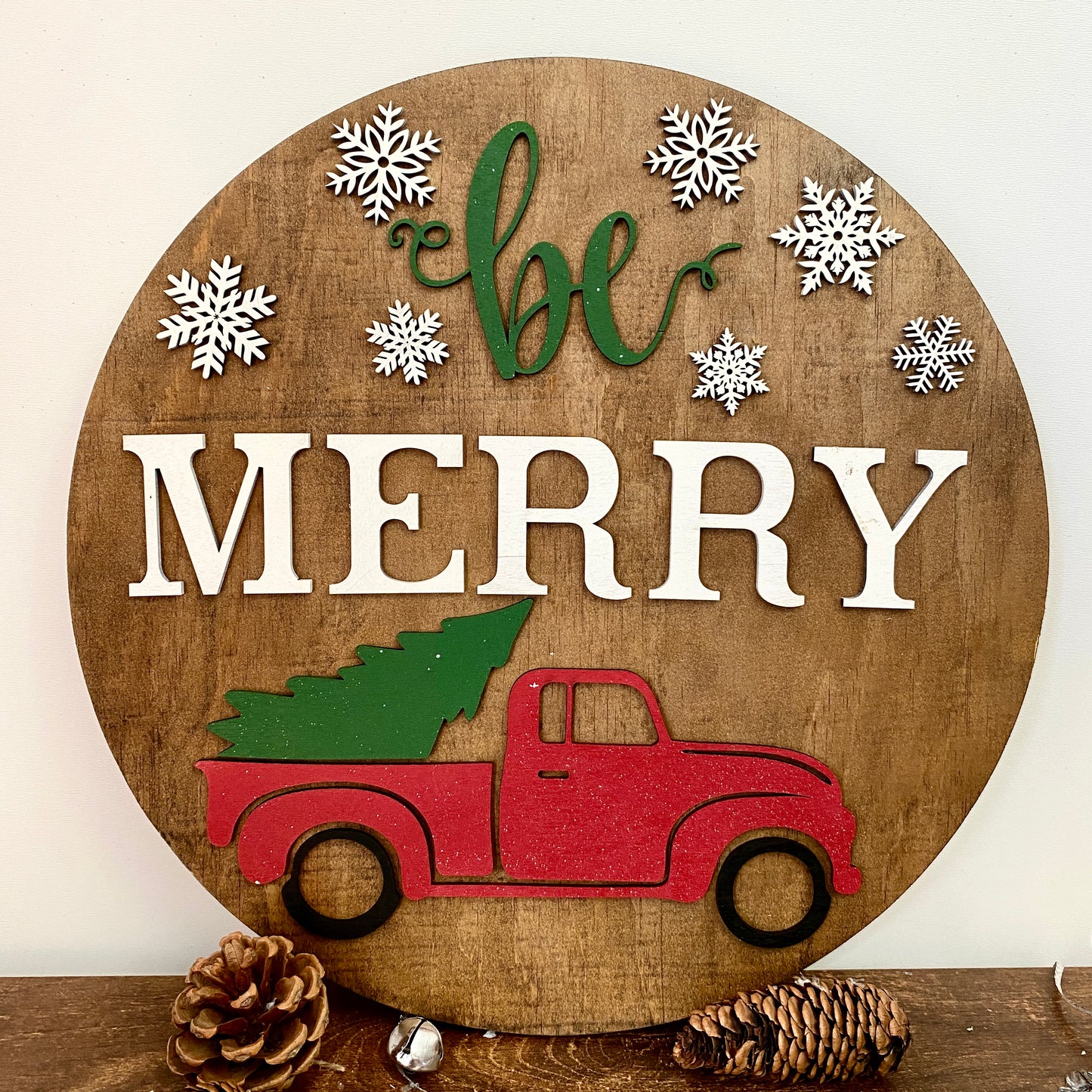 Be Merry Door Hanger DIY Kit