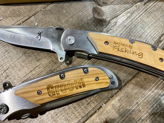 Custom Engraved Knives