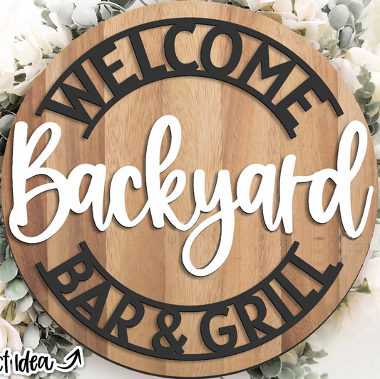 Backyard Bar and Grill DIY Kit