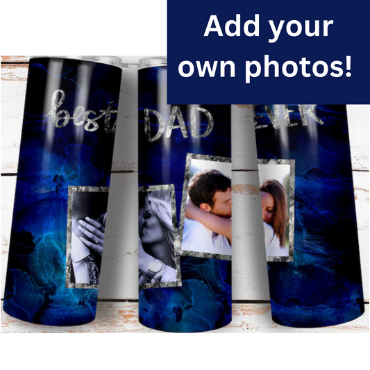Custom Dad Photo Tumbler