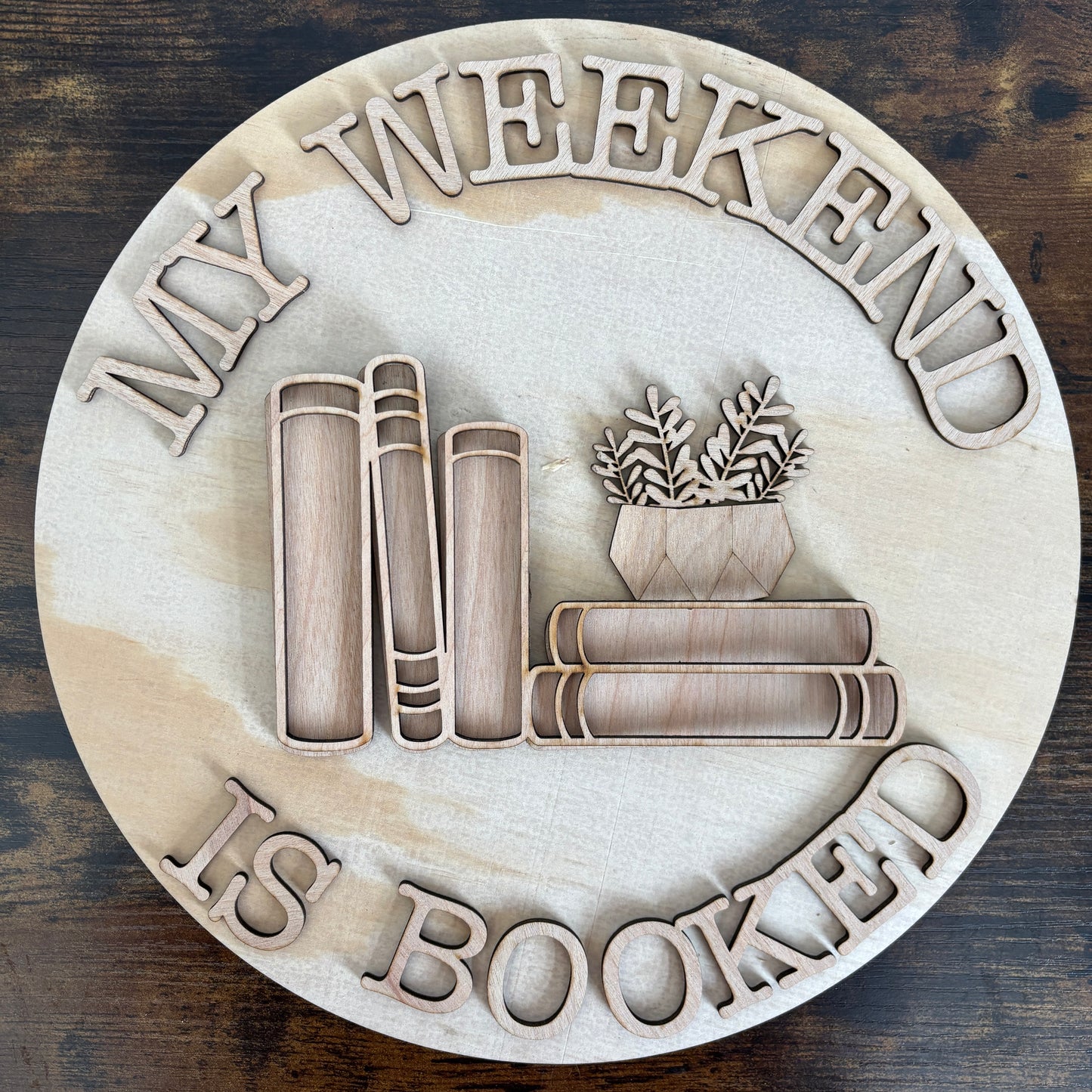 My Weekend is Booked DIY kit