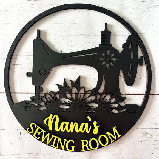 Sewing Room Sign