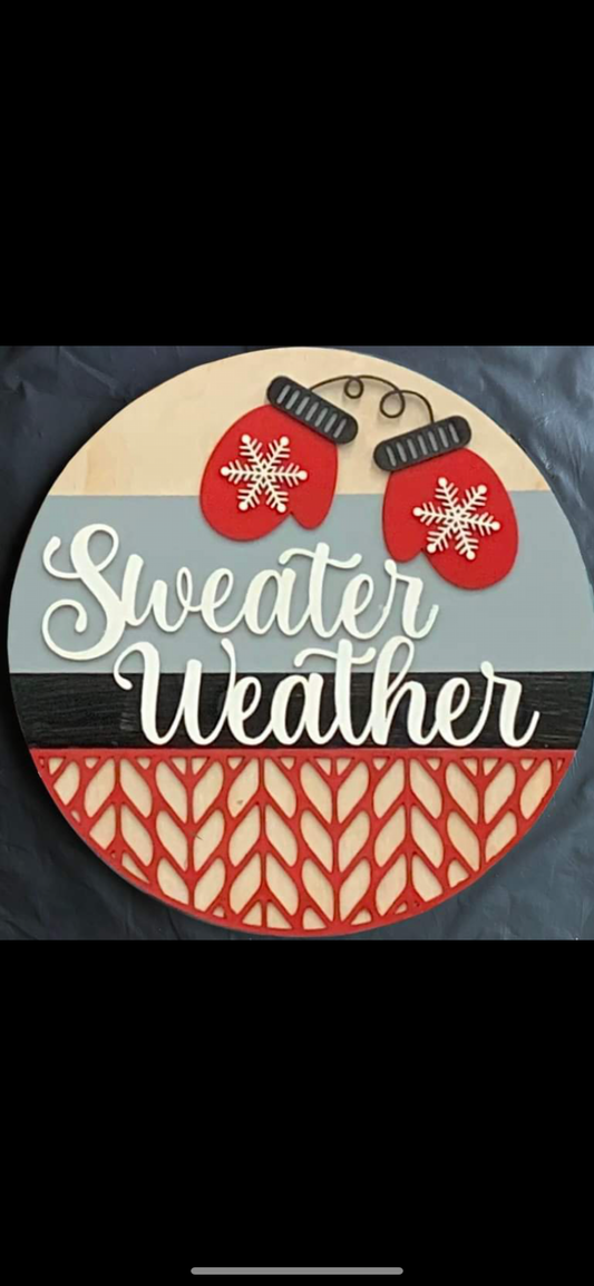 Sweater Weather Door Hanger DIY Kit