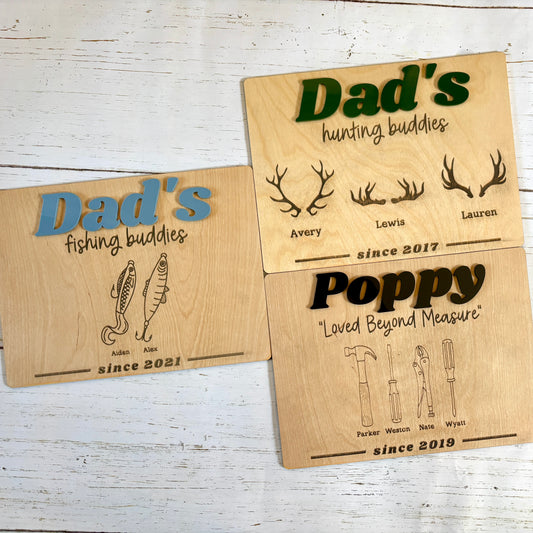 Personalized Father’s day Sign