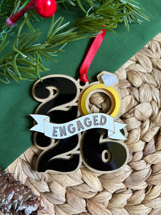 Engaged 2026 Ornament