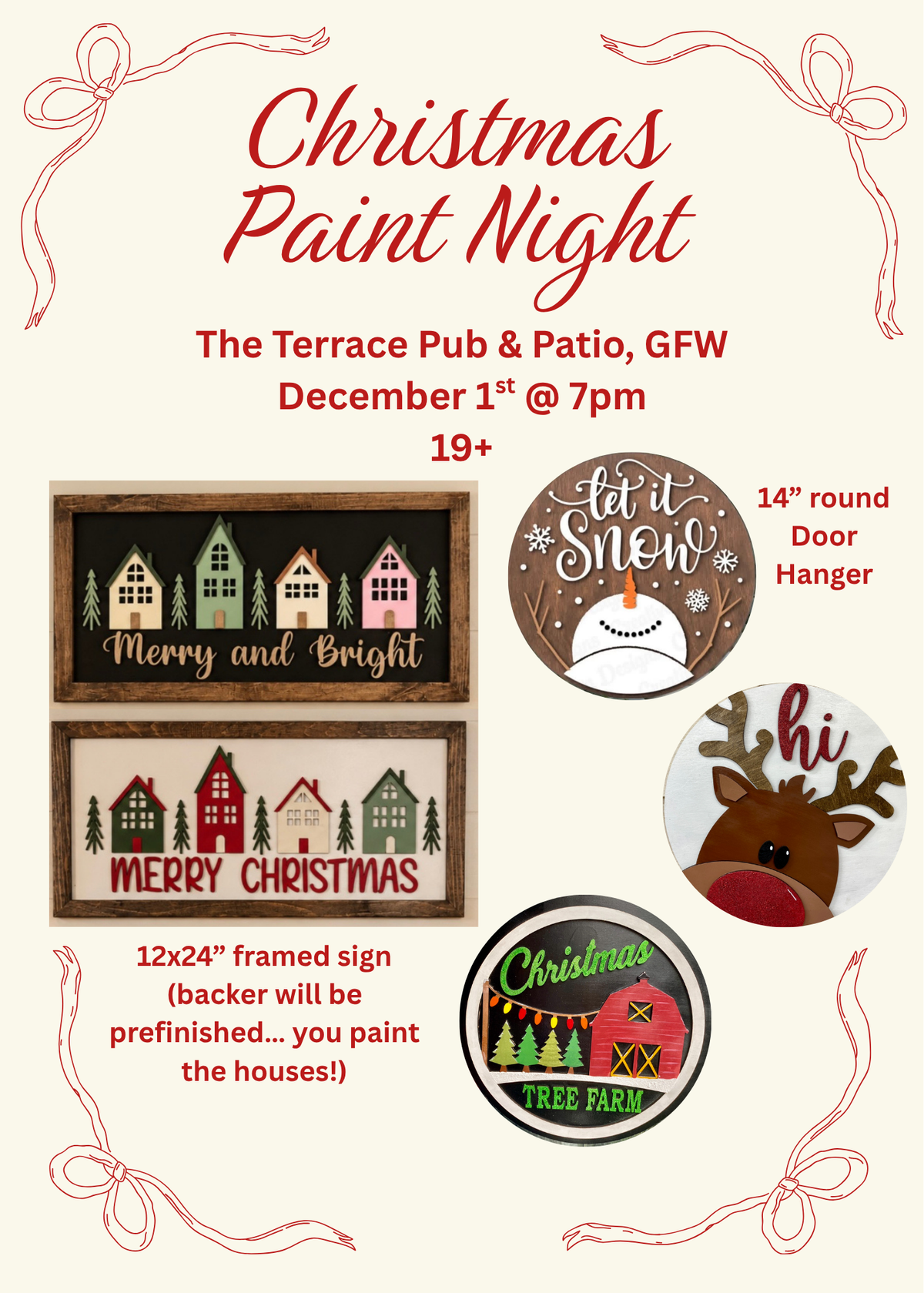 December 1st Paint Night- GFW