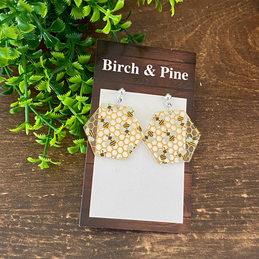 Bee Dangle Earrings