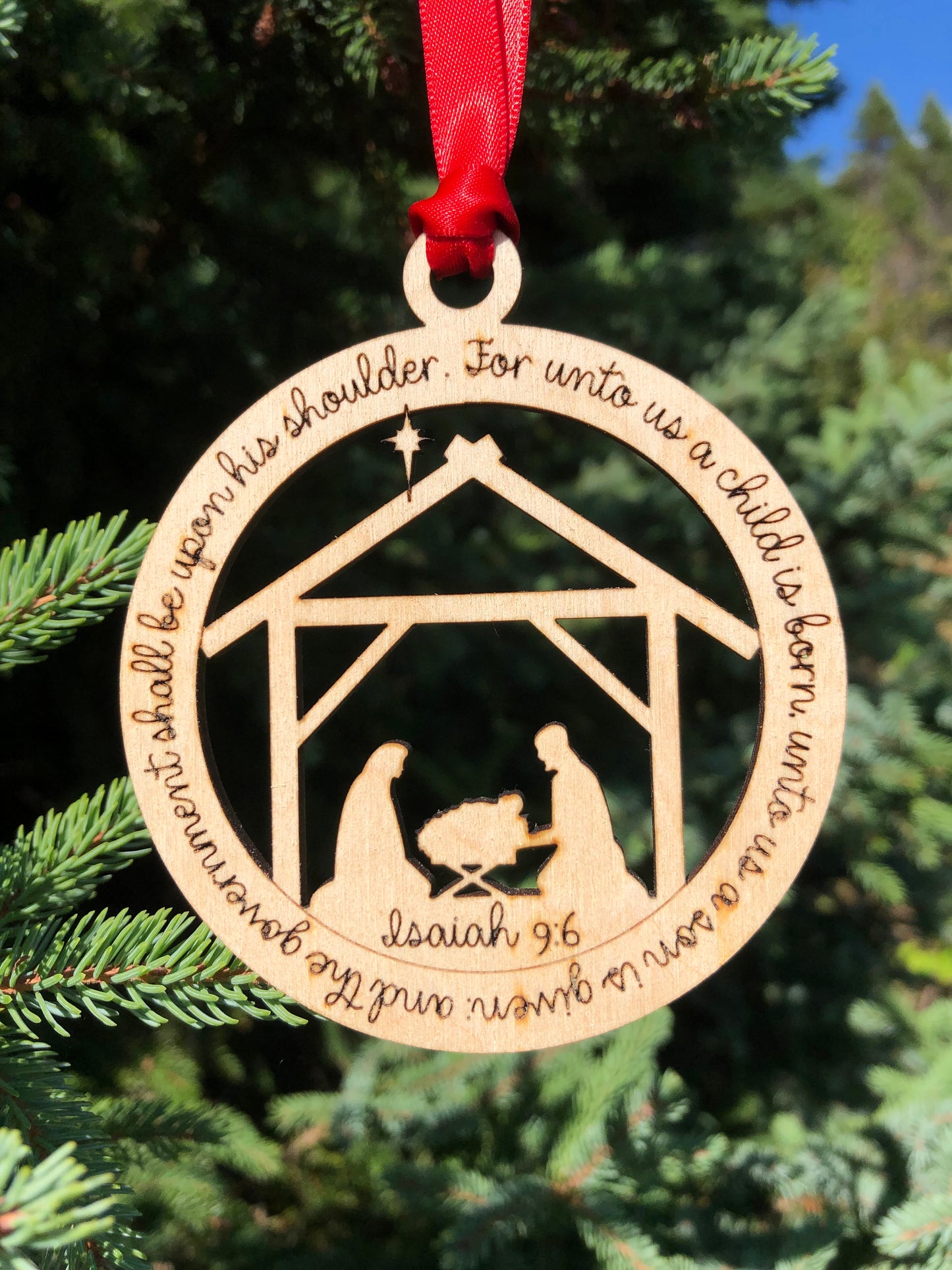 Nativity Ornament Isaiah 9:6