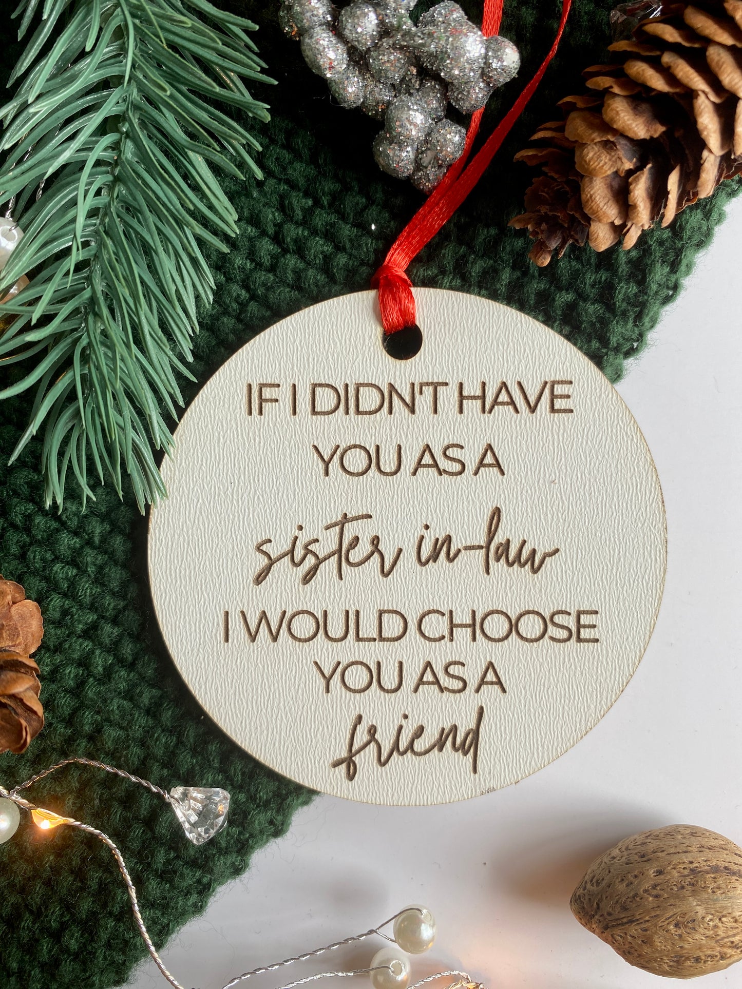 Sister in Law Ornament