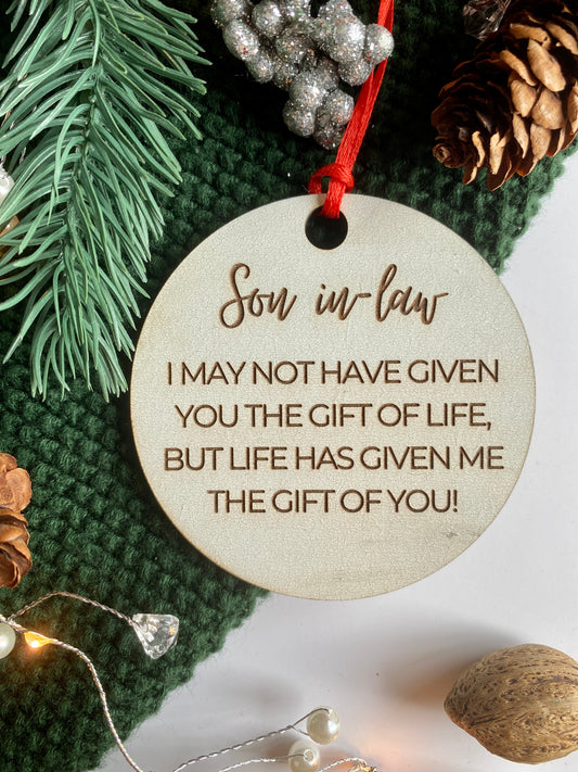 Son in Law Ornament