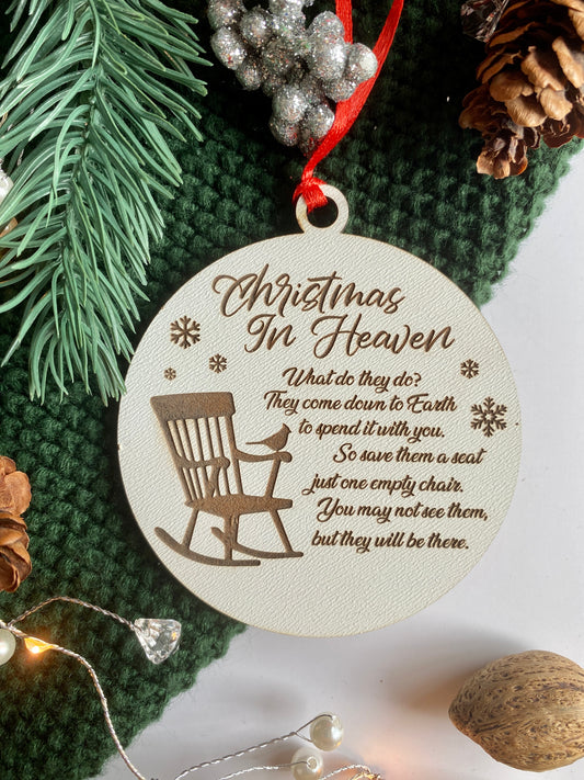Christmas in Heaven Ornament