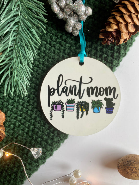 Plant Mom Ornament
