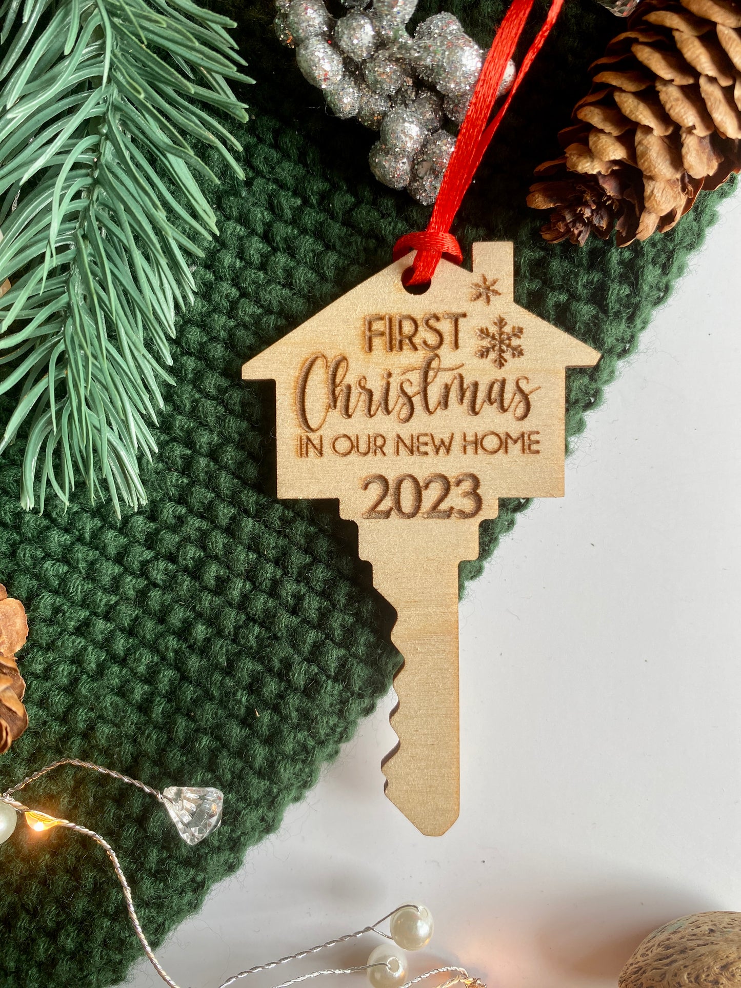 First Christmas in New Home Ornament