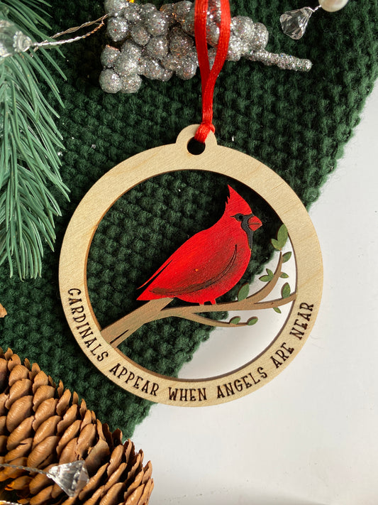 Cardinal Memorial Ornament