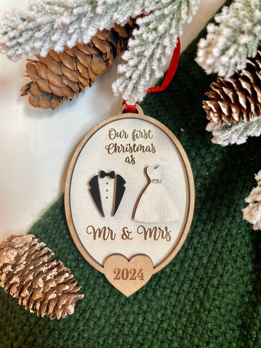 First Christmas as Mr & Mrs