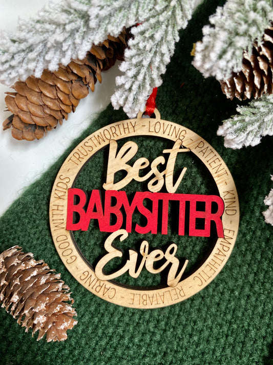 Babysitter Ornament