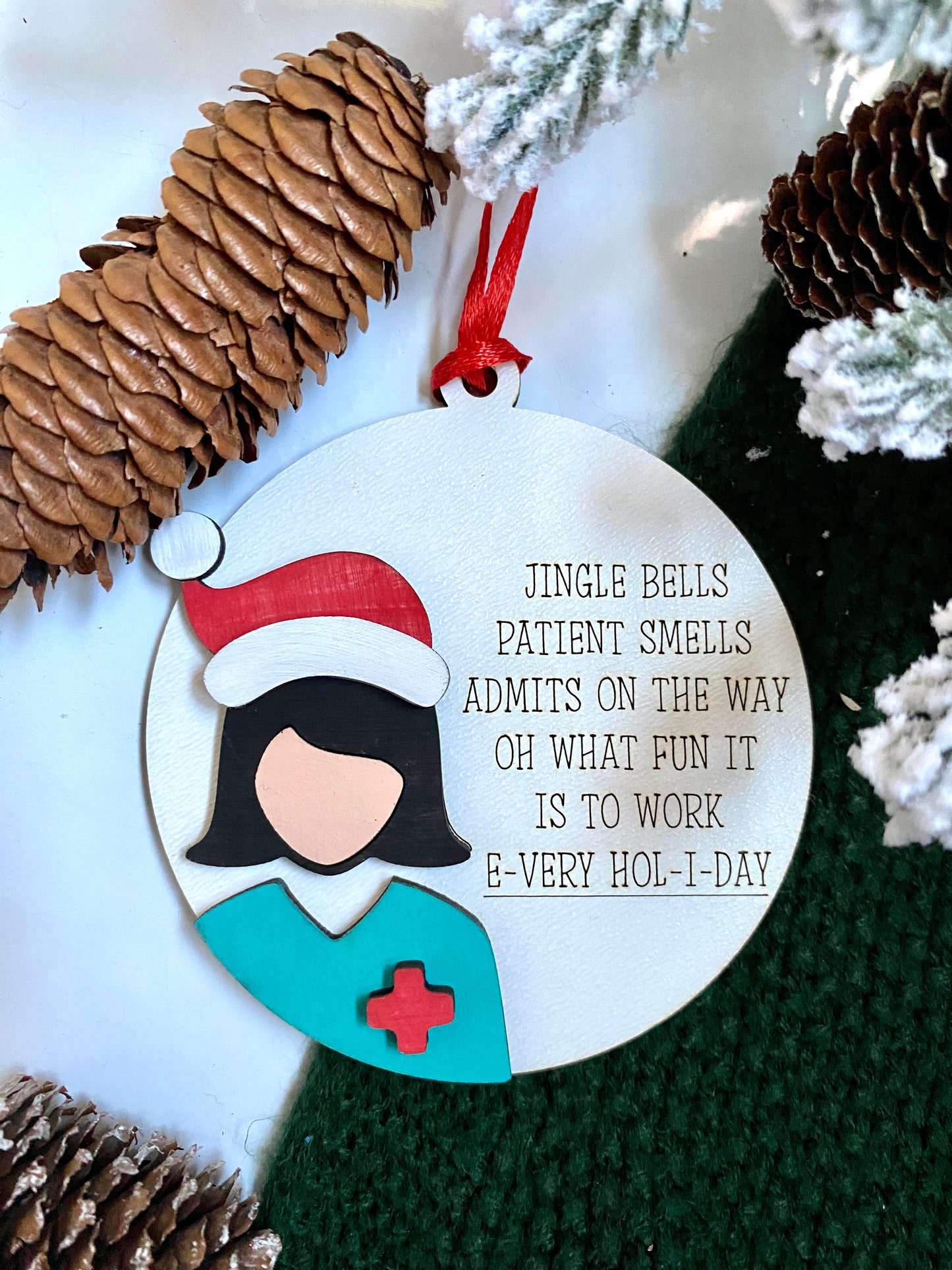 Funny Nurse Ornament