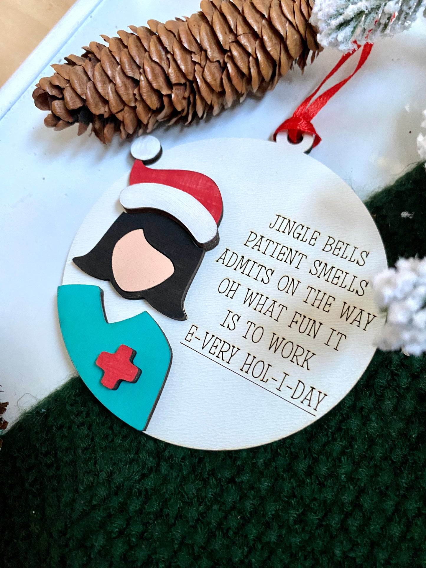 Funny Nurse Ornament
