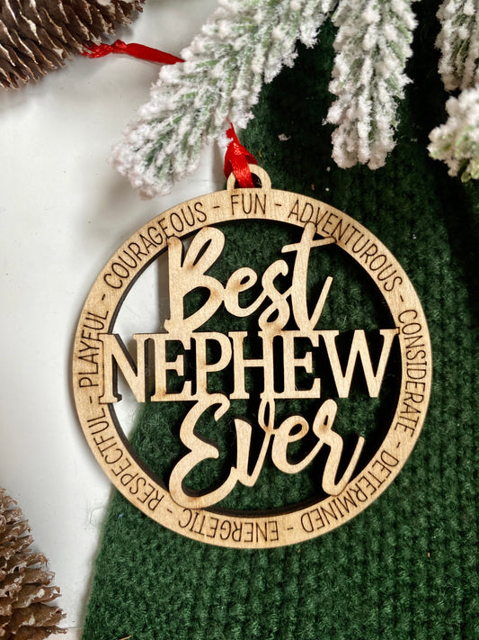 Best Nephew Ever Ornament