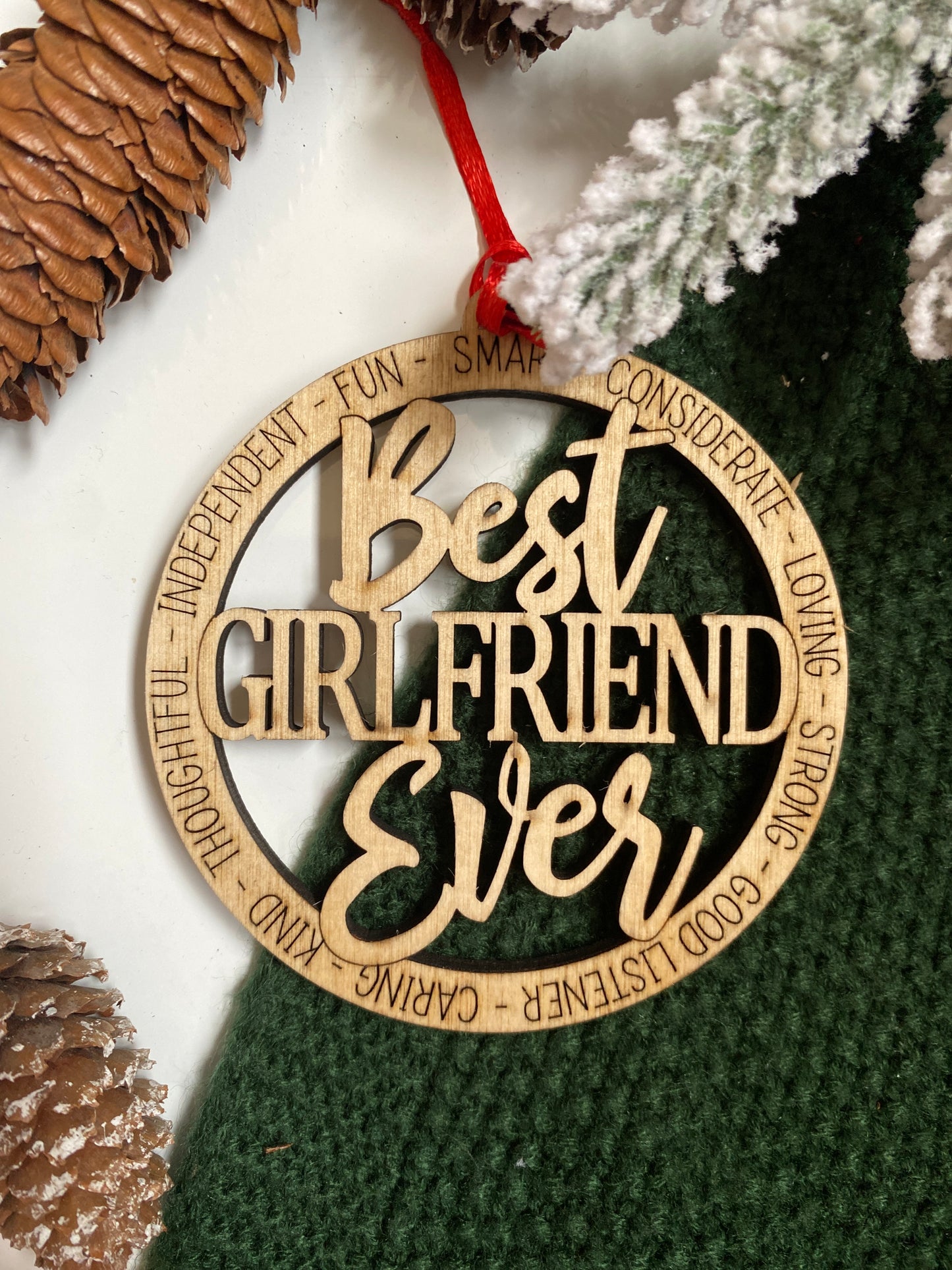 Best Girlfriend Ever Ornament