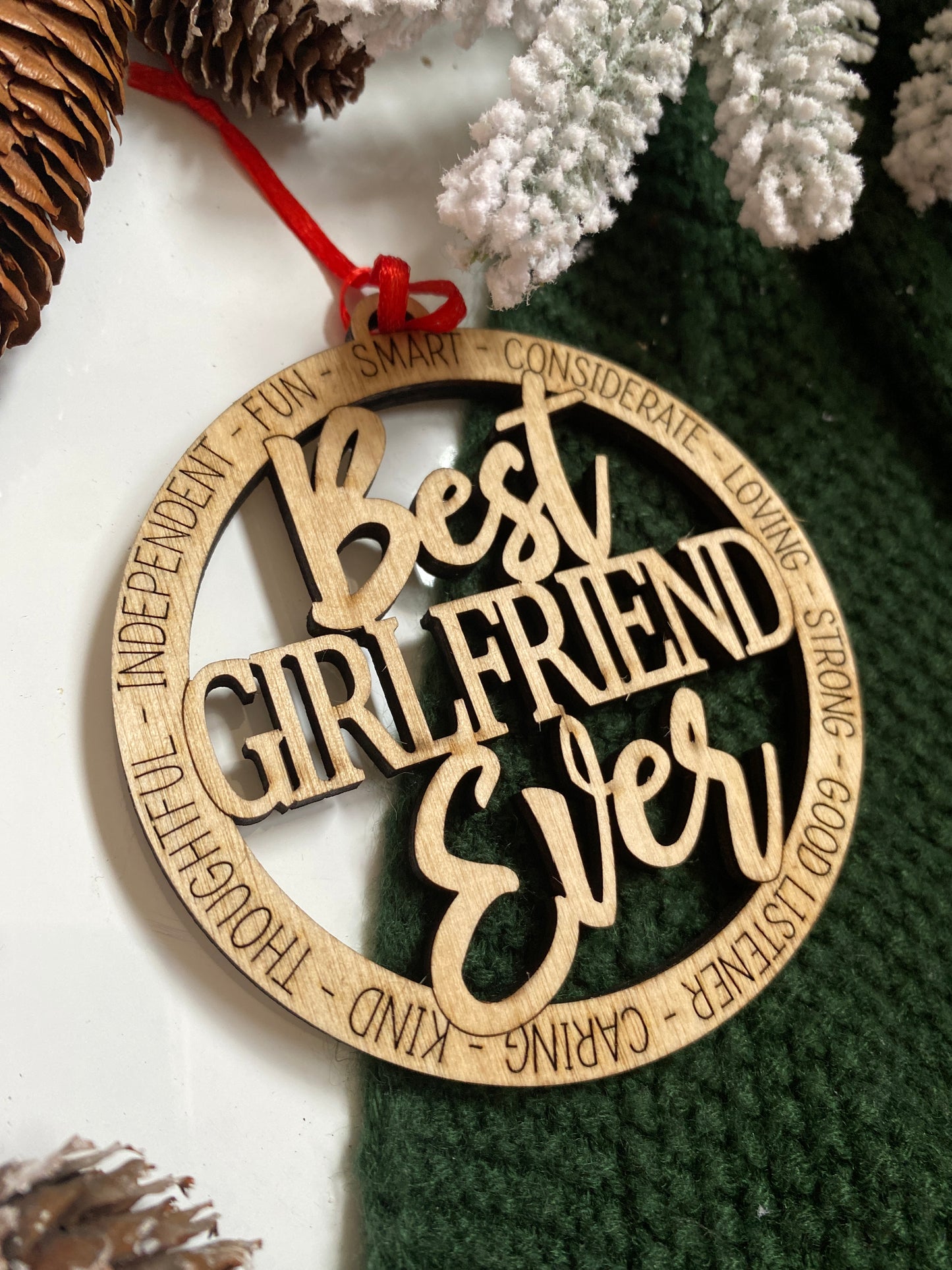 Best Girlfriend Ever Ornament