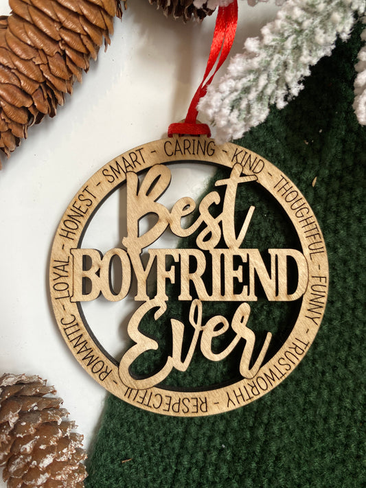 Best Boyfriend Ever Ornament