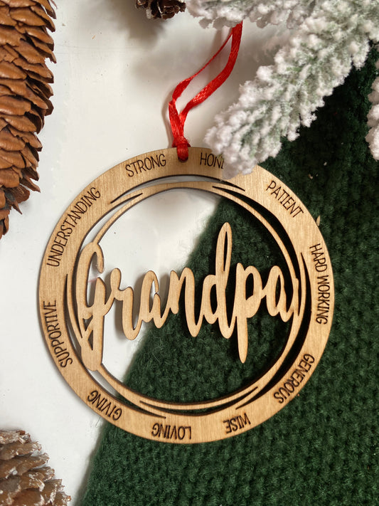 Grandpa Ornament