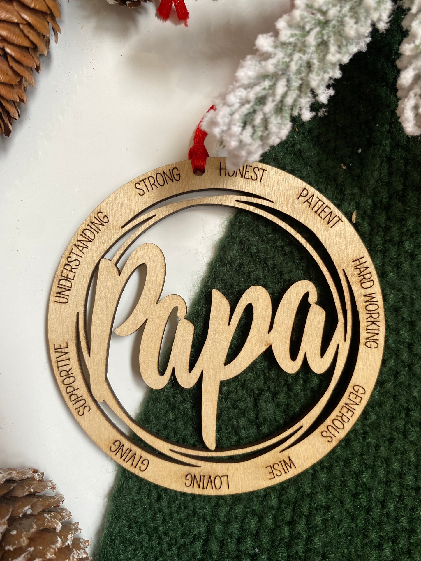 Papa Ornament