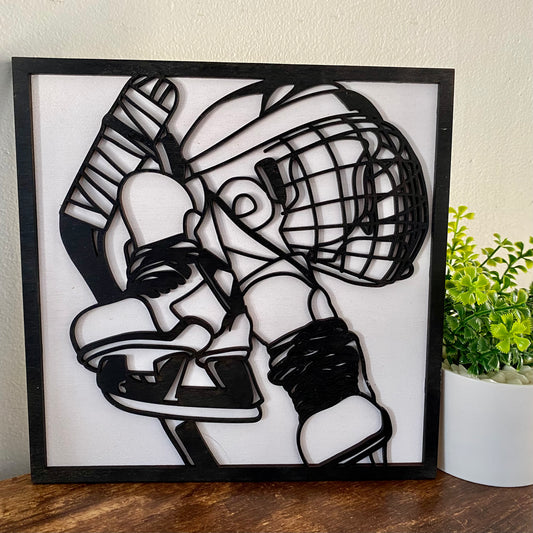 Multilayer Hockey Sign