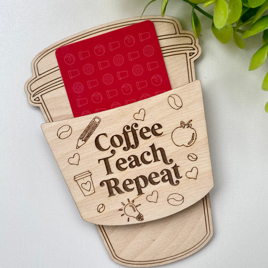 Teacher Gift Card Holder