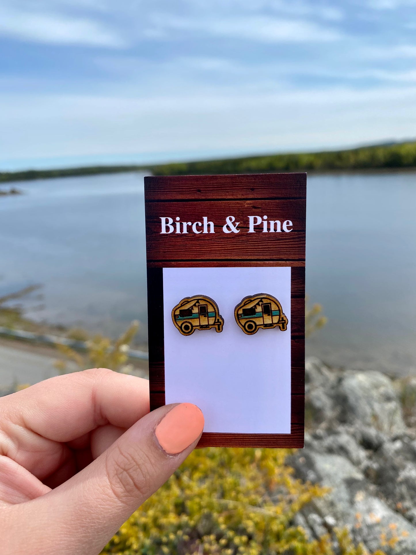 Camper Stud Earrings