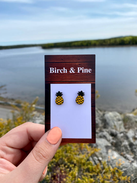 Pineapple Stud Earrings